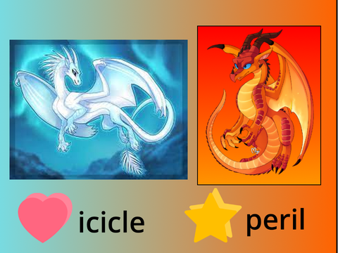 ice vs fire; {icicle or peril}