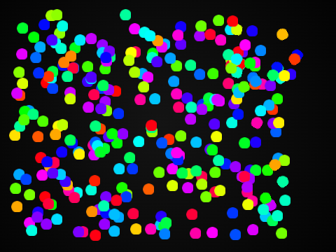 Interactive Particles Effect