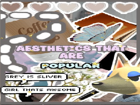 aesthetics that are seen mostly
