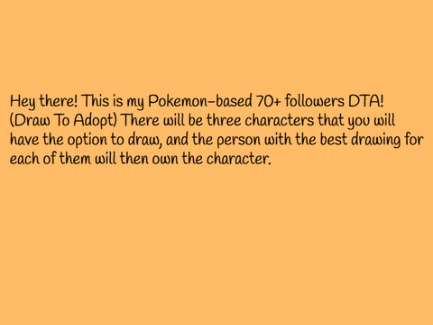 70+ Pokemon DTA