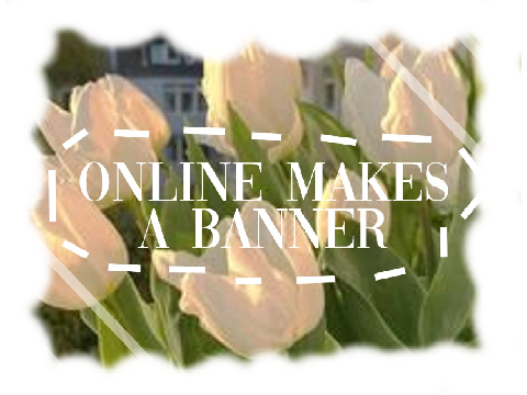 online makes a banner