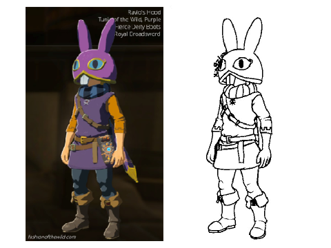 totk/botw outfit trace