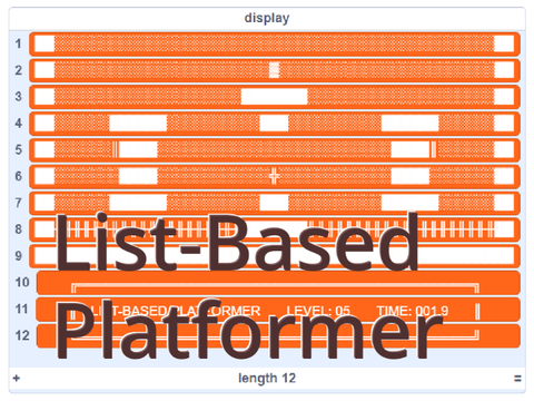 List-Based Platformer [0 Sprites]