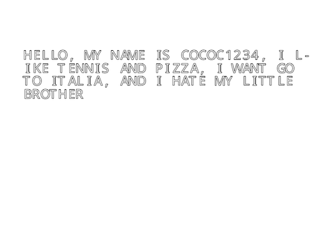 TEXT TEST