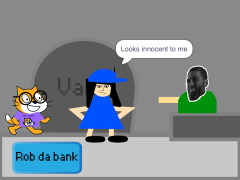 POV when you try to rob from Gigachad
