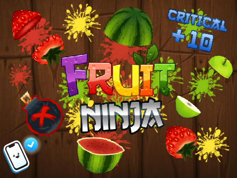 Fruit Ninja! [One Sprite + Mobile Friendly!]