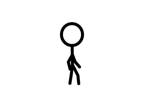 歩く棒人間