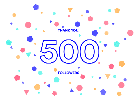 500+ Followers!!!!