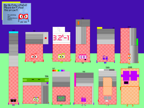 Numberblocks Band Retro 191-200 (WE DID IT!)