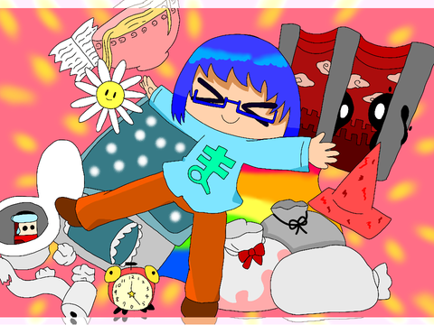 【イラスト】めんへらーめん　-marimoriさん主催プロコン、アニメ・アート部門参加作品