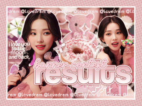 ⩇ ♡ banner contest results ୨୧