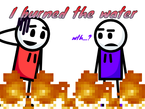 I burned the water #animation #all