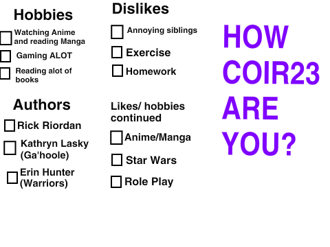 How Coir23 are you?