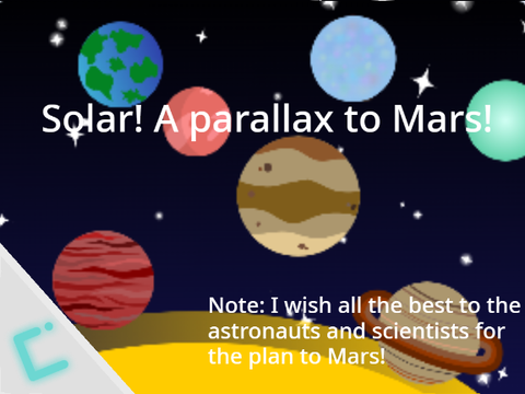 Solar! A parallax to Mars!