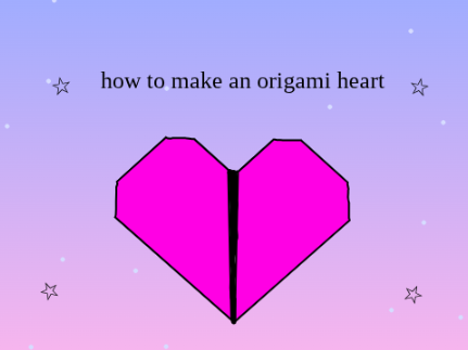 how to make an origami heart (refurbished)