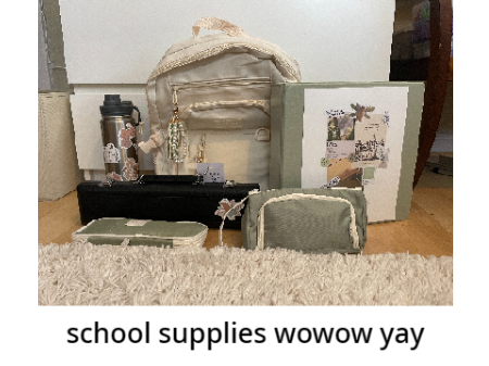 school supplies + middle school advice