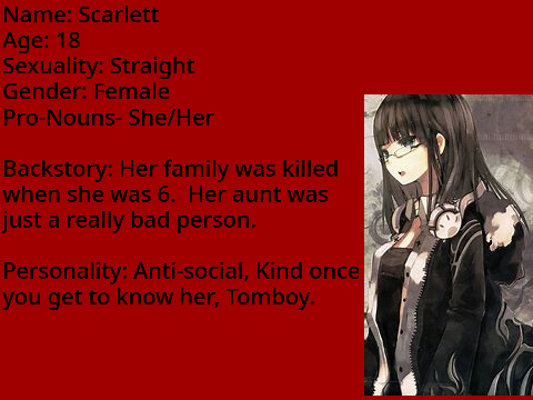 Scarlett (New Roleplay Character)