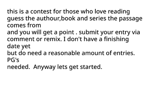 book contest