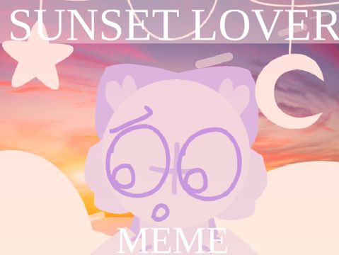 sunset lover : animeme template cce