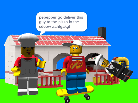 pepper goes to the woods but its weird