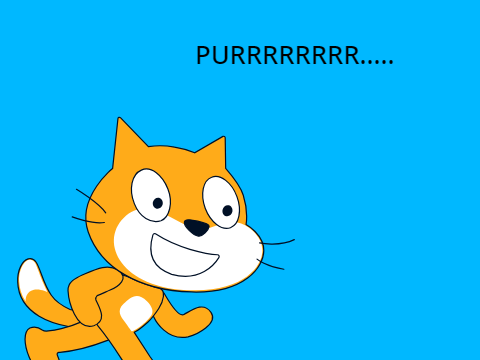 Scratch Cat doing cute things!