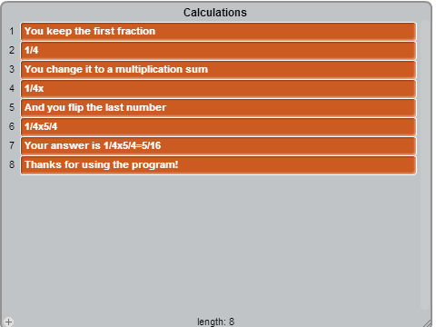 Fraction divider!