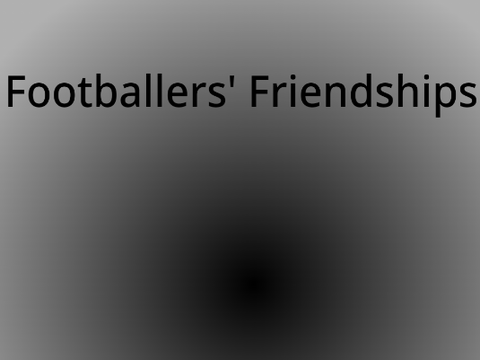 Footballers' Friendships EDIT