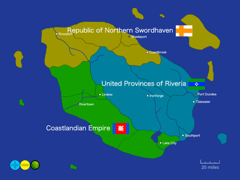 Isle of Swordhaven map (for D&D)