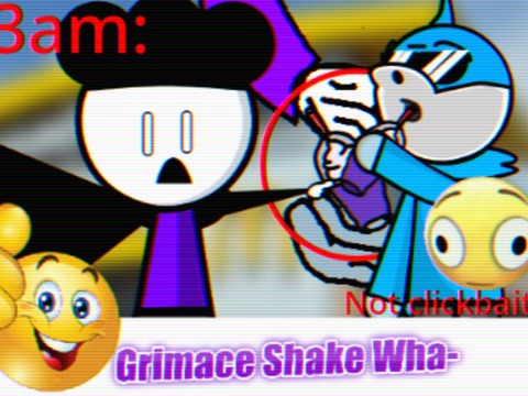 Grimace shake Wha- || collab with @RealmAnimationTV || #animations #all #trending