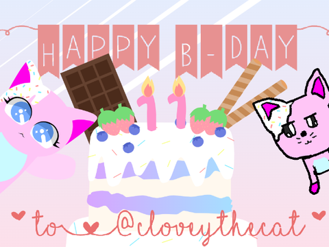 ˗ˏˋ ❤ Happy Birthday, Clovey! ❤ ˊˎ-