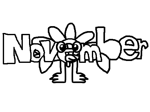 A drawing of Novemberon and Decemberon