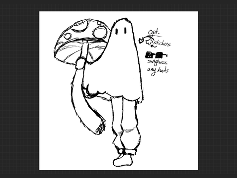 sneak peek of the character that represents me irl