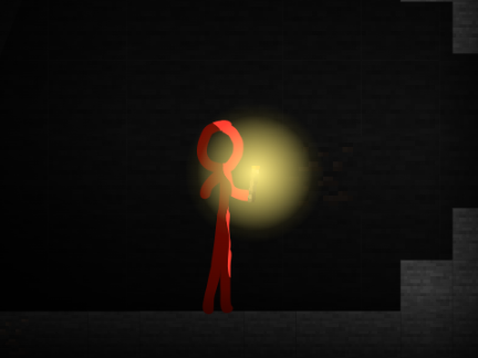 A Stickman in Minecraft