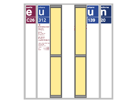 ATAC Rome Bus Pole (Original vs Redesign)