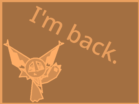 I'm back.