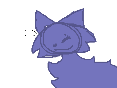  long haired blue Grey cat :333