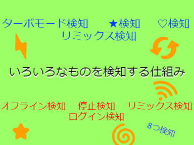 いろんなものを検知する仕組み