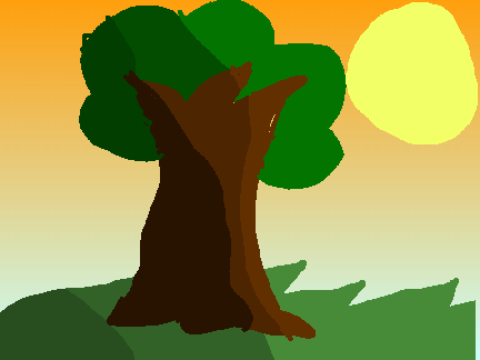 Life growth of a tree