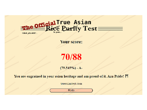 true azn test [lol]