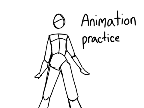 Sketch animation practice
