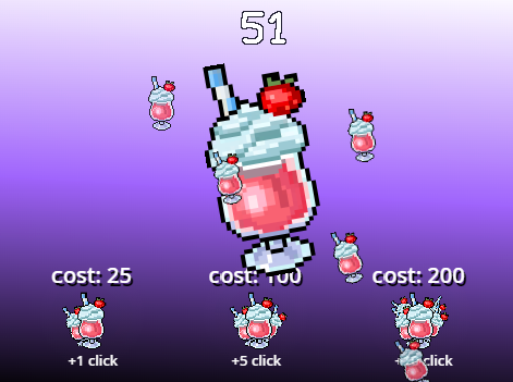 milkshake clicker