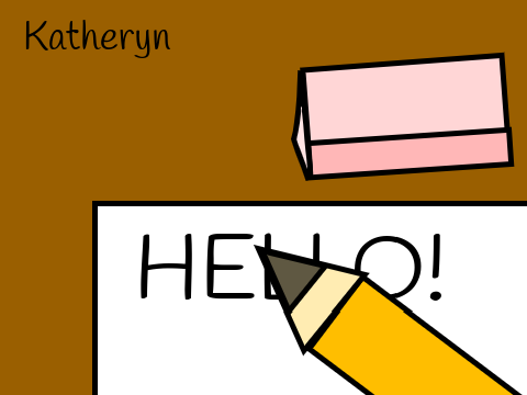 Writing "HELLO!" Animation with sound!! 