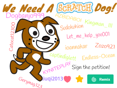 Petition To Add A Scratch Dog!