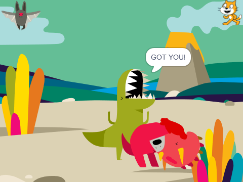 School Project 1 (Run from the T-Rex !)