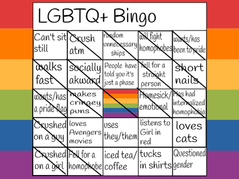 Blank pride bingo remix