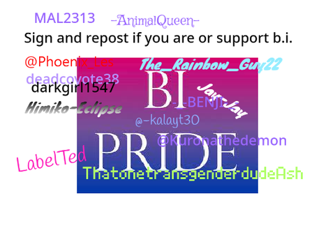 SUPPORT BISEXUAL PRIDE  remix remix remix remix remix remix
