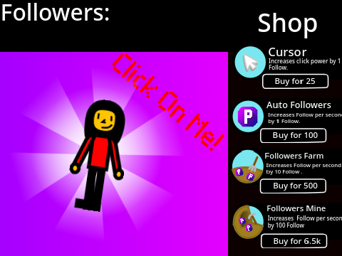 Click On Me! (Clicker game)