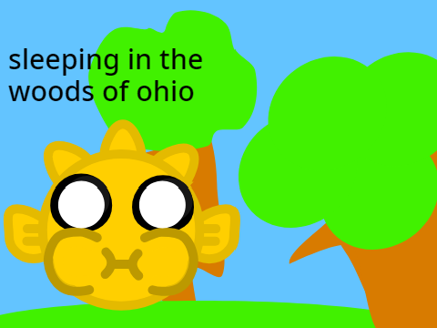 sleeping in the woods of ohio #animation #trending