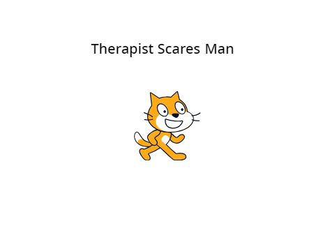 Therapist Scares Man