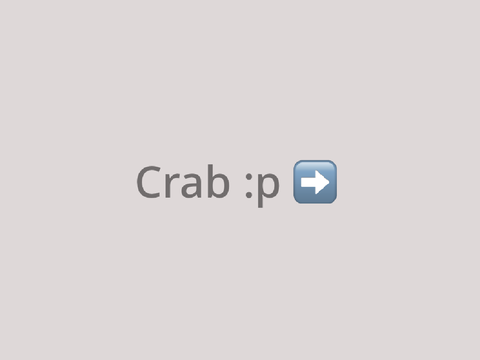Hehe crab shell :D
